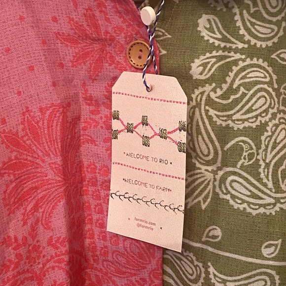 FARM Rio x Anthropologie Printed Surf Shirt - Picture 7 of 9